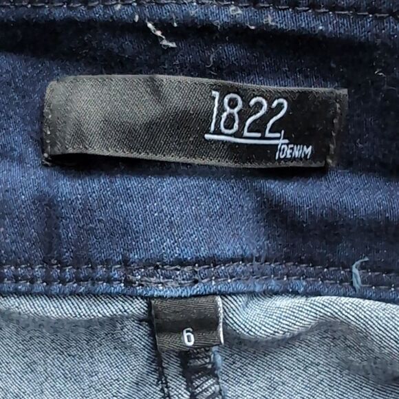 1822 denim dark wash skinny jeans size 6 - Picture 3 of 5